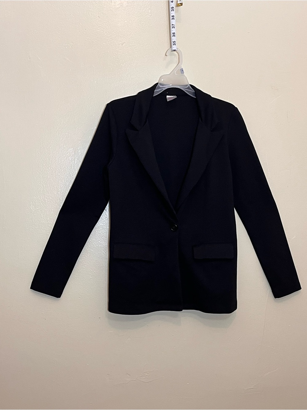No Boundaries Black Single-Button Blazer